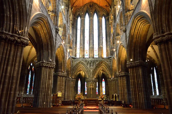 Glasgower kathedrale aka high kirk of glasgow oder st kentigern oder st mungo — Stockfoto