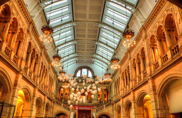 The Kelvingrove art gallery and museum, Glasgow, Scotland