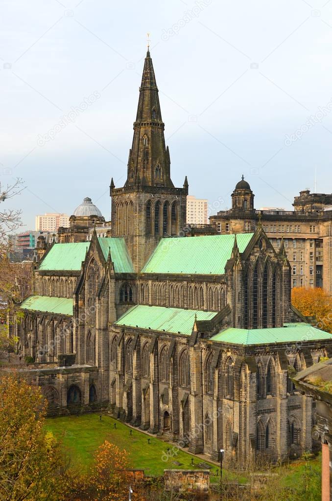 Glasgow cathedral aka High Kirk of Glasgow or St Kentigern or St Mungo
