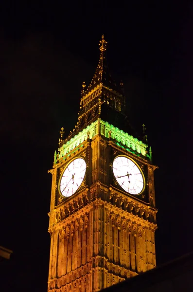 Big ben e casas do parlamento, Londres, Reino Unido — Fotografia de Stock