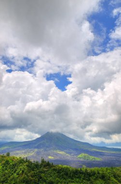 manzara batur yanardağ bali Adası, Endonezya