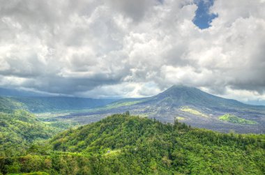 manzara batur yanardağ bali Adası, Endonezya
