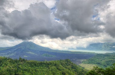 manzara batur yanardağ bali Adası, Endonezya