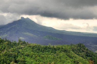 manzara batur yanardağ bali Adası, Endonezya