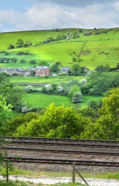 Mancheste yakınındaki Peak district, klasik İngiliz manzara