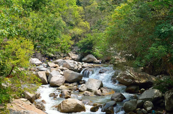 Wasserfälle Bei Sungai Kanching Rawang Selangor Malaysia — Stockfoto