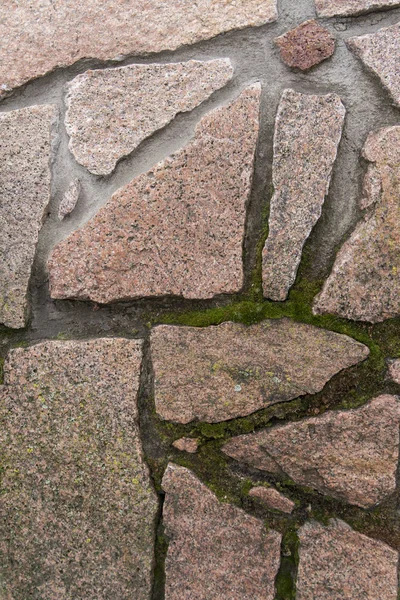 Un muro rivestito di pietra — Foto Stock