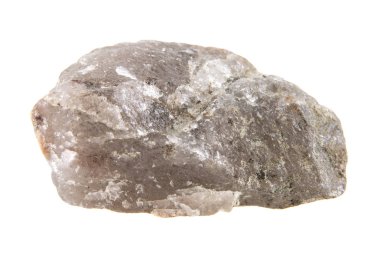 Beyaz arkaplanda izole taş