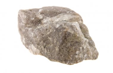 Beyaz arkaplanda izole taş