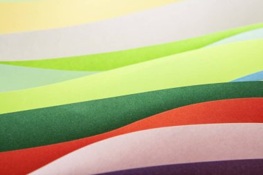 Soyutlama renkli kağıttan