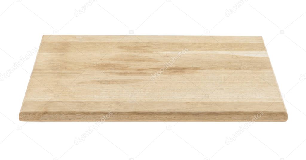 Cutting board isolated on white background