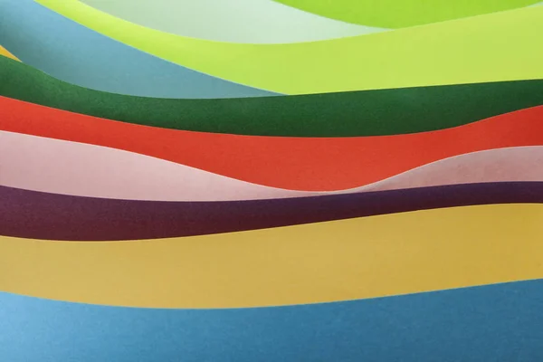 Abstraction from colored paper
