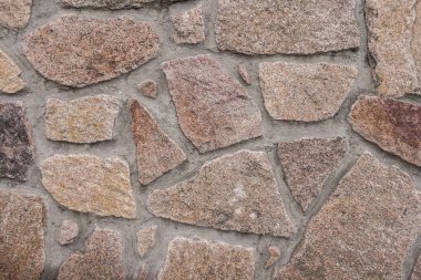 taşı ile kaplı bir duvar