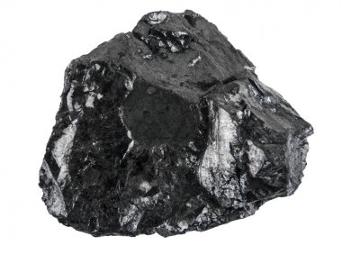 kömür beyaz arkaplanda izole edildi