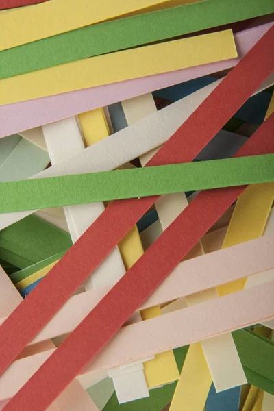 Gekleurd papier gesneden — Stockfoto