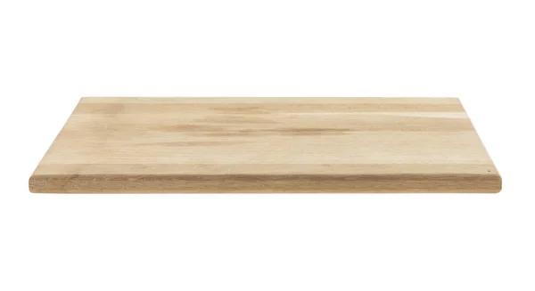 Tagliere in legno isolato su sfondo bianco — Foto Stock