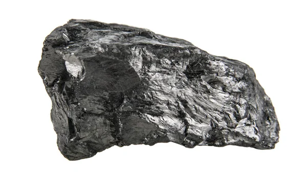 kömür beyaz arkaplanda izole edildi