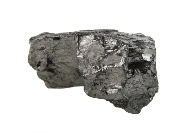 kömür beyaz arkaplanda izole edildi