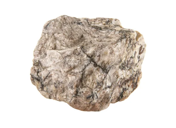 Beyaz arkaplanda izole taş — Stok fotoğraf