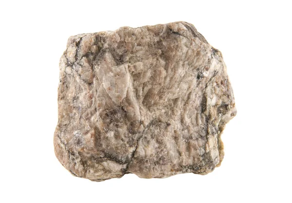 Πέτρα απομονωμένη σε λευκό φόντο — Φωτογραφία Αρχείου