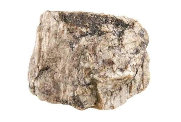 Beyaz arkaplanda izole taş