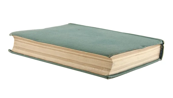 하얀 배경에만 있는 오래 된 책 — 스톡 사진