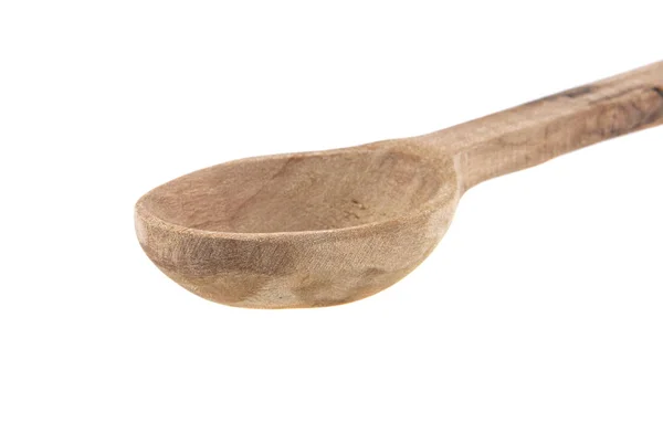 Wooden spoon isolated on a white background — Stock Photo, Image