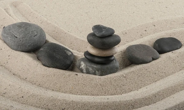 Kumda taşlar — Stok fotoğraf