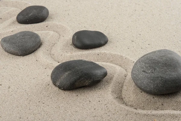 Stones in the sand — Stock Photo, Image