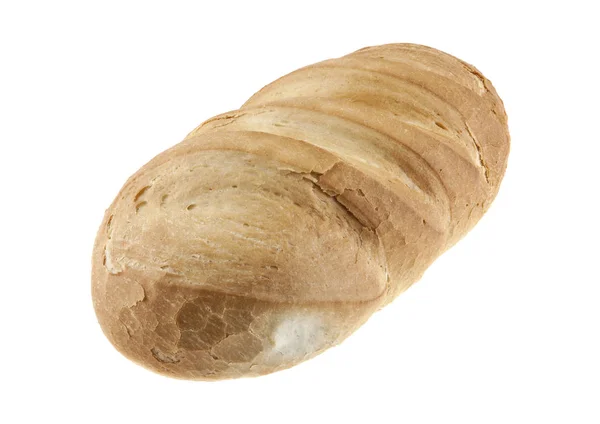 Brot isoliert auf weißem Hintergrund — Stockfoto