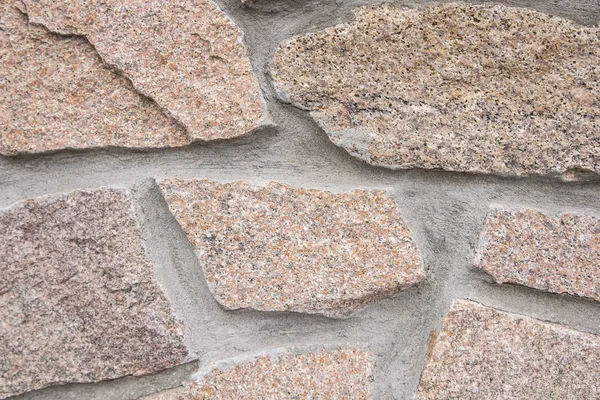Un muro rivestito di pietra — Foto Stock