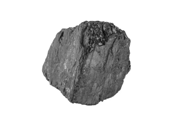 kömür beyaz arkaplanda izole edildi