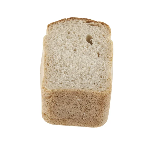 Bröd isolerad på vit bakgrund — Stockfoto