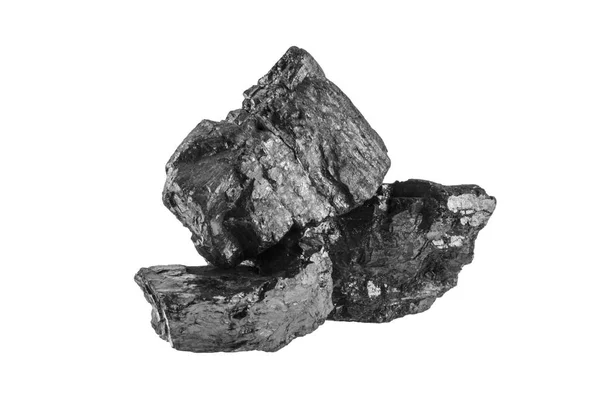 Coal isolated on white background — Stock Photo, Image