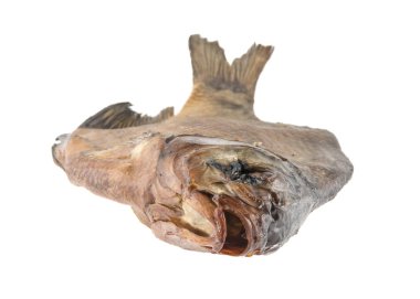 Beyaz arka plan üzerinde izole füme balığı