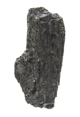 kömür beyaz arkaplanda izole edildi