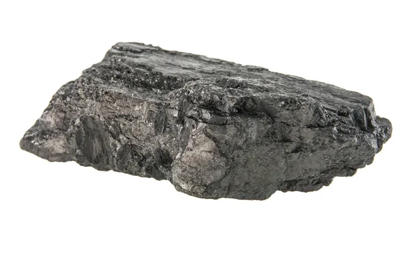 kömür beyaz arkaplanda izole edildi