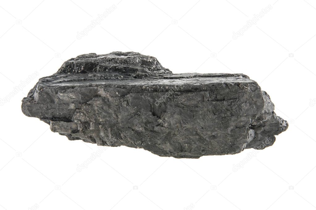 Coal isolated on white background