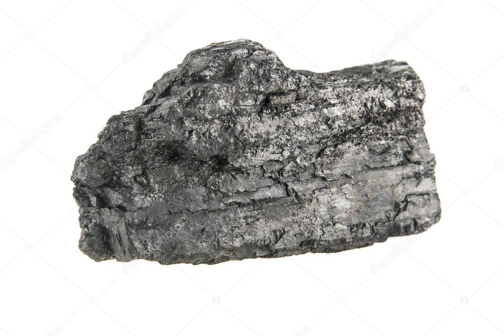 Coal isolated on white background