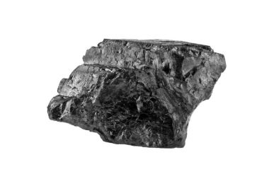 kömür beyaz arkaplanda izole edildi