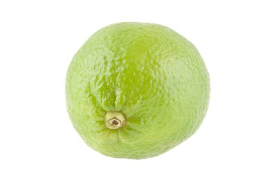 beyaz arkaplanda izole kireç