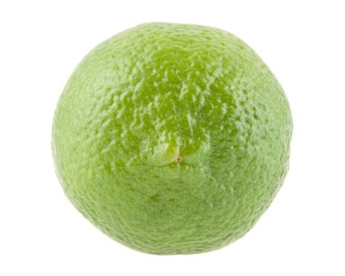 beyaz arkaplanda izole kireç