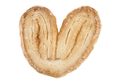 Puf böreği beyaz arkaplanda izole edildi