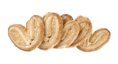 Puf böreği beyaz arkaplanda izole edildi