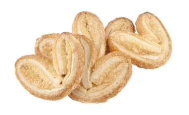 Puf böreği beyaz arkaplanda izole edildi