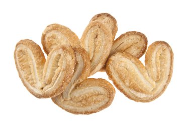 Puf böreği beyaz arkaplanda izole edildi