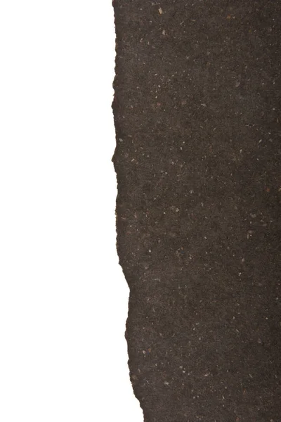 Текстура рваного картона изолированы на белом фоне — стоковое фото