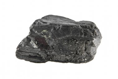 kömür beyaz arkaplanda izole edildi