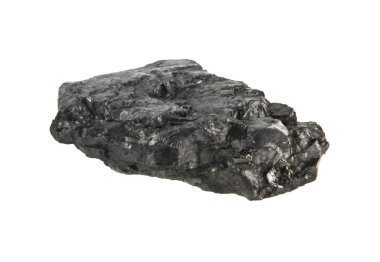 kömür beyaz arkaplanda izole edildi