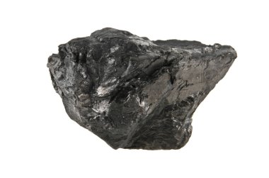 kömür beyaz arkaplanda izole edildi